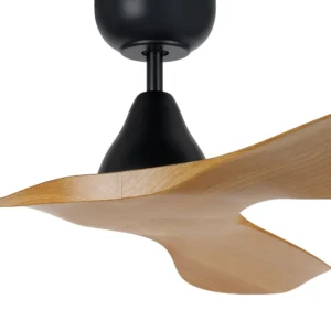 eglo-surf-dc-40-inch-black-with-burmese-teak-blades-no-light-close-up