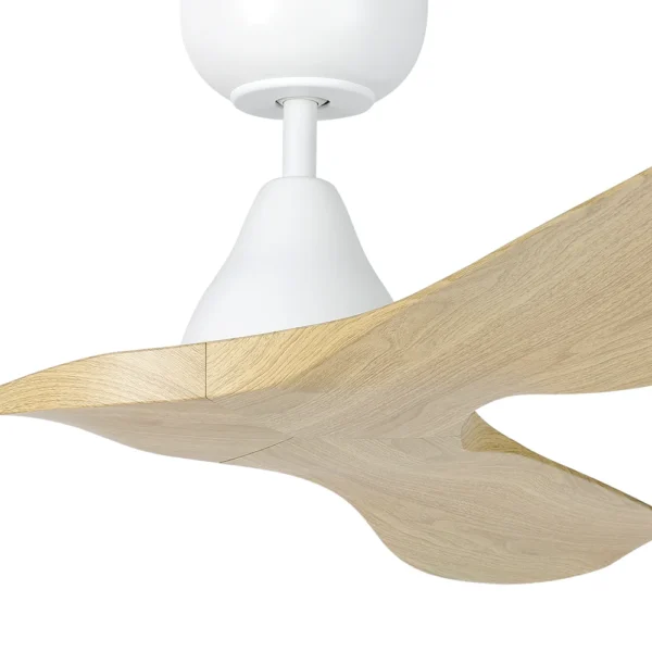 eglo-surf-dc-40-inch-white-with-oak-blades-no-light-close-up