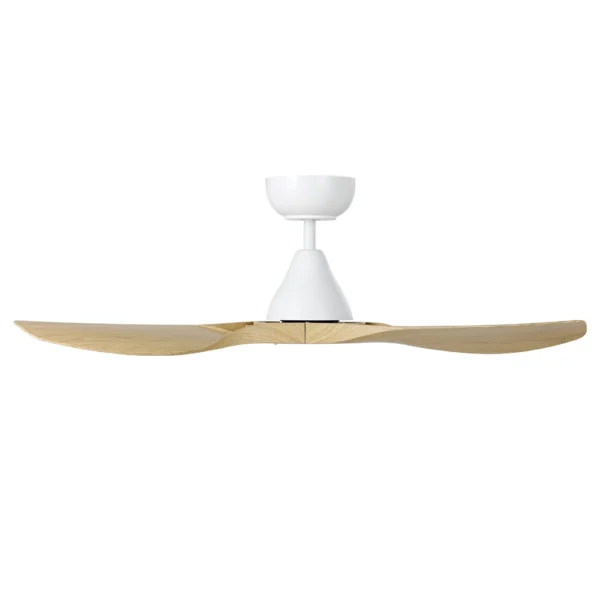eglo-surf-dc-40-inch-white-with-oak-blades-no-light-side-view