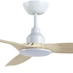 ventair-skyfan-dc-60-inch-white-with-light-oak-blades-with-cct-led-light-close-up