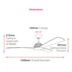 claro-groove-52-inch-white-no-light-dimensions