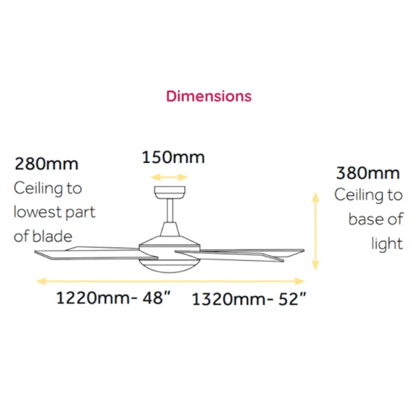 claro-summer-48-inch-white-with-led-light.dimensions