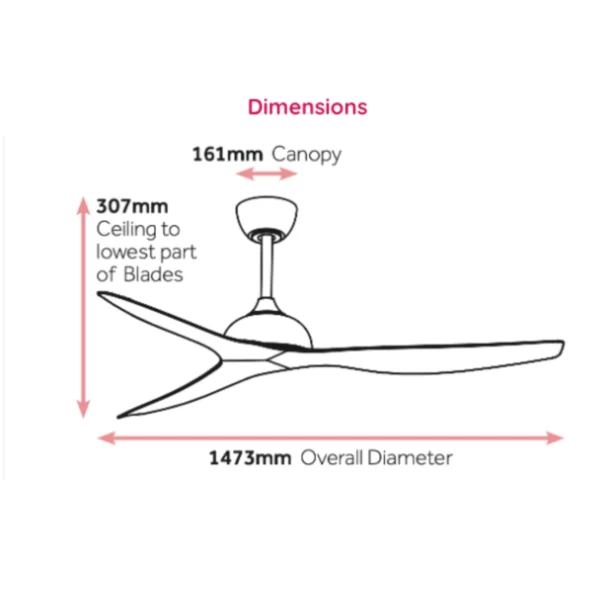 claro-whisper-ip66-dc-58-white-no-light-dimension