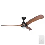 three-sixty-arumi-ac-v2-52-inch-matte-black-with-koa-blades-with-cct-led-light-and-wall-control