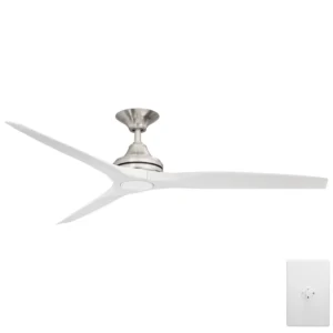 three-sixty-spitfire-ac-v2-60-inch-brushed-nickel-with-white-blades-no-light-and-wall-control