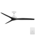 three-sixty-spitfire-ac-v2-60-inch-white-with-black-blades-no-light-with-wall-control