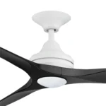 three-sixty-spitfire-ac-v2-60-inch-white-with-black-blades-with-cct-led-light-close-up
