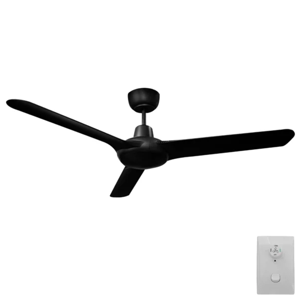 ventair-spyda-50-inch-black-no-light-with-wall-control ventair-spyda-50-inch-black-no-light-with-wall-control