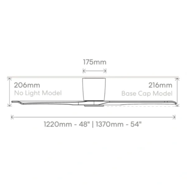 earthfirst-gaia-dc-ceiling-fan-no-light-54-inch-dimensions