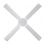 Fanco Eco Silent Pro DC Ceiling Fan with LED Light - 56" (White) - bottom view
