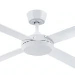 Fanco Eco Silent Pro DC Ceiling Fan with LED Light - 56" (White) - close up