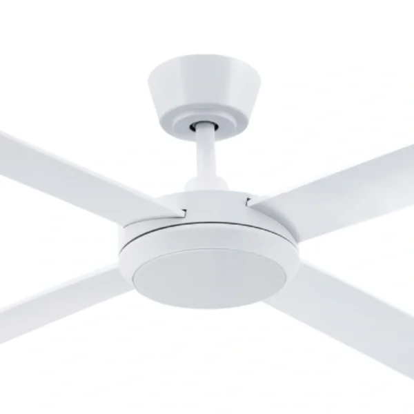 Fanco Eco Silent Pro DC Ceiling Fan with LED Light - 56" (White) - close up