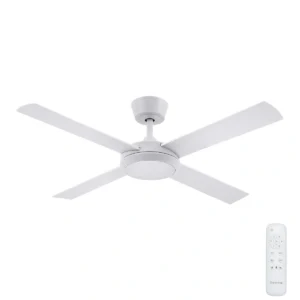 Fanco Eco Silent Pro SMART DC Ceiling Fan 48" with Remote & CCT LED Light 48″ (White) - main