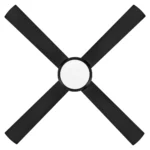 Fanco Eco Silent Pro SMART DC Ceiling Fan with LED Light - 52" (Black) - Image 6