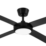 Fanco Eco Silent Pro SMART DC Ceiling Fan with LED Light - 52" (Black) - Image 3