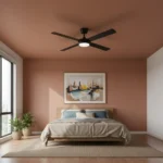 Fanco Eco Silent Pro SMART DC Ceiling Fan with LED Light - 52" (Black) - Image 4