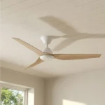 fanco-infinity-id-v3-dc-54-inch-white-and-beechwood-blades-with-light-close-up-insitu