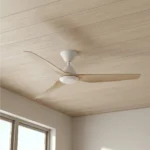 fanco-infinity-id-v3-dc-54-inch-white-with-beechwood-blades-with-light-close-up-insitu