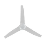 Infinity-iD DC Ceiling Fan with Remote & CCT LED Light- 54″ (White) - bottom view