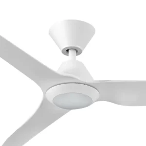 Infinity-iD DC Ceiling Fan with Remote & CCT LED Light- 54″ (White) - close up