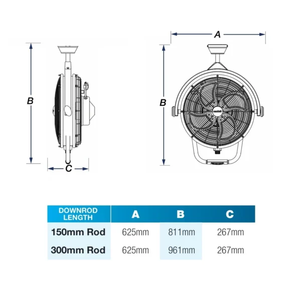 ventair-tilt-360-ceiling-mount-dimensions
