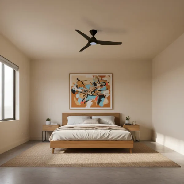 Fanco Infinity-iD DC Ceiling Fan with LED Light – 48″ (Black) - Image 4