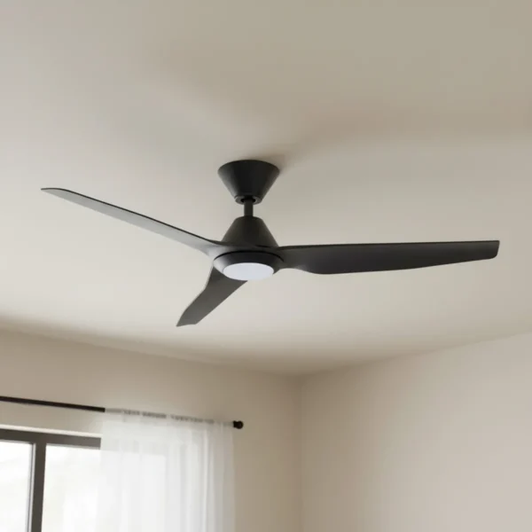 Fanco Infinity-iD DC Ceiling Fan with LED Light – 48″ (Black) - Image 2