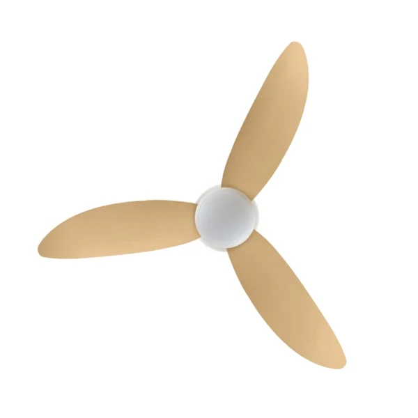 claro-essentials-spirit-dc-44-inch-white-with-light-timber-blades-with-cct-led-light-close-up-view