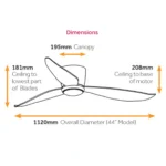 claro-essentials-spirit-dc-44-inch-with-cct-led-light-dimensions