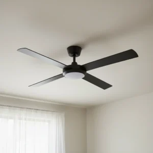 fanco-eco-silent-pro-dc-52-inch-with-cct-led-light-black-installed-in-clean-ceiling