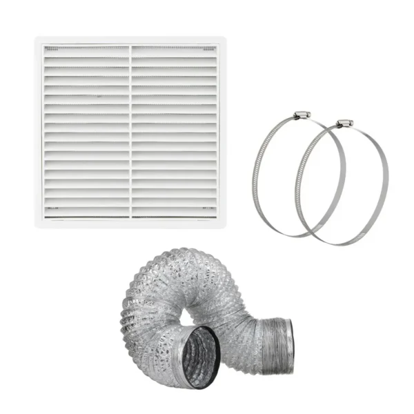 mercator-duct-kit-150mm-white-with-3m-duct-2x-worm-clamps-and-external-louvre-grill