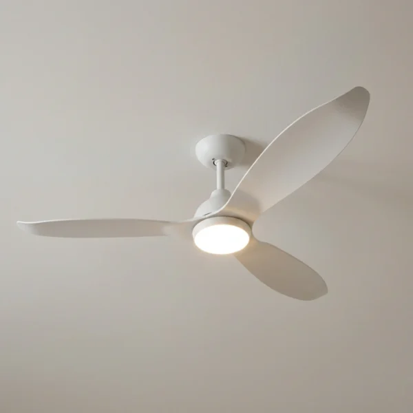 Claro Essentials Spirit Allure DC Ceiling Fan with LED Light - 52" (White) - Image 2