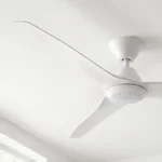 fanco-infinity-id-smart-dc-54-inch-ceiling-fan-with-led-light-white-angled-close-up-insitu