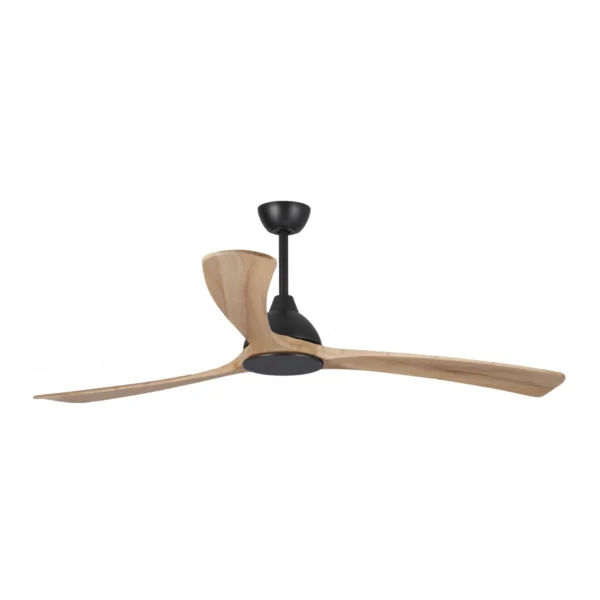 fanco-sanctuary-70-dc-ceiling-fan-black-with-natural-solid-timber-blades-no-light fanco-sanctuary-70-dc-ceiling-fan-black-with-natural-solid-timber-blades-no-light