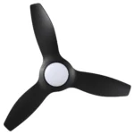 Claro Glider DC High Airflow Ceiling Fan with LED Light - 52" (Black) - Image 6