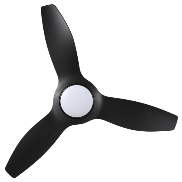 Claro Glider DC High Airflow Ceiling Fan with LED Light - 52" (Black) - Image 6