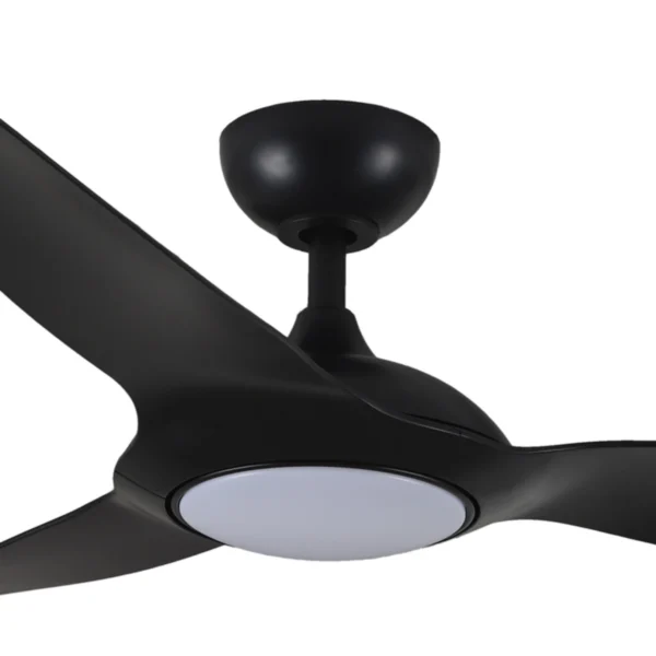 Claro Glider DC High Airflow Ceiling Fan with LED Light - 52" (Black) - Image 5