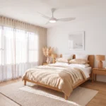 Claro Glider DC High Airflow Ceiling Fan with LED Light - 52" (White) - Image 3