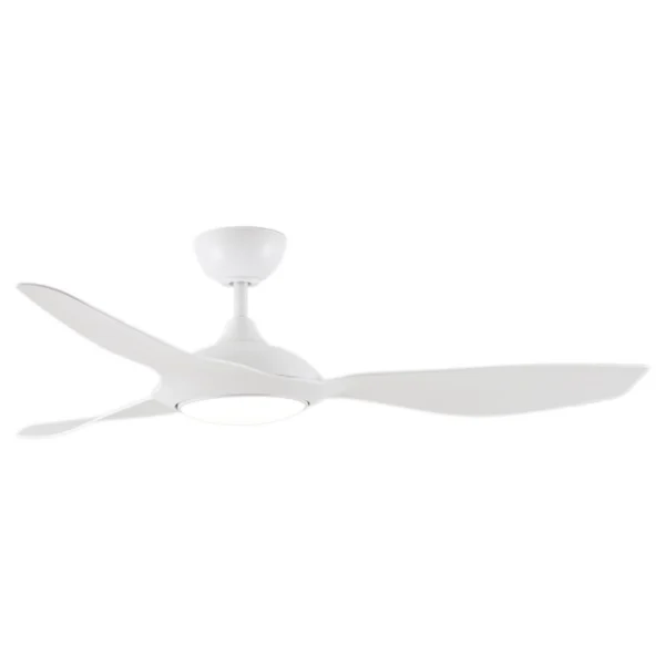 Claro Glider DC High Airflow Ceiling Fan with LED Light - 52" (White) - Image 9