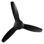 Claro Glider DC High Airflow Ceiling Fan - 60" (Black) - Image 6