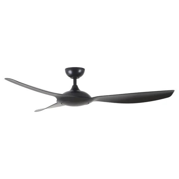Claro Glider DC High Airflow Ceiling Fan - 60" (Black) - Image 7