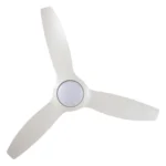 Claro Glider DC High Airflow Ceiling Fan with LED Light - 60" (White) - Image 7