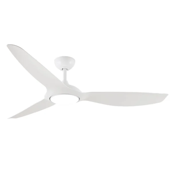 Claro Glider DC High Airflow Ceiling Fan with LED Light - 60" (White) - Image 8