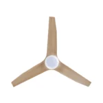 Fanco Infinity-iD Profile DC Ceiling Fan with LED Light - 48" (White with Beechwood Timber Style ABS Blades) - Image 3