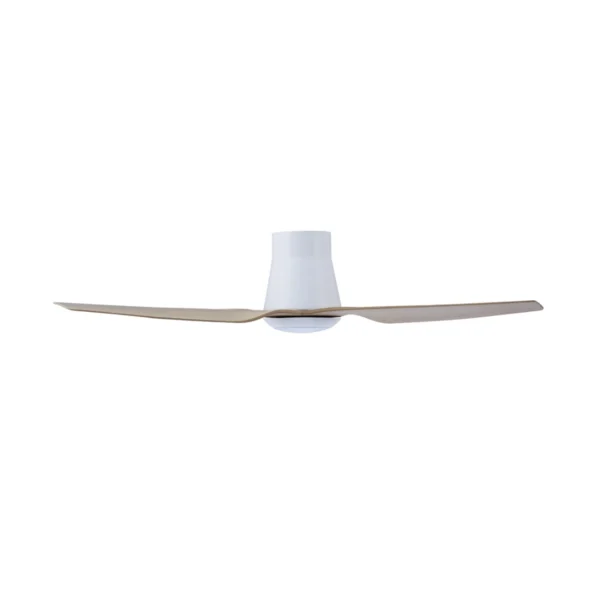 fanco-infinity-id-profile-dc-48-inch-ceiling-fan-white-with-beechwood-timber-style-blades-and-led-light-side-view