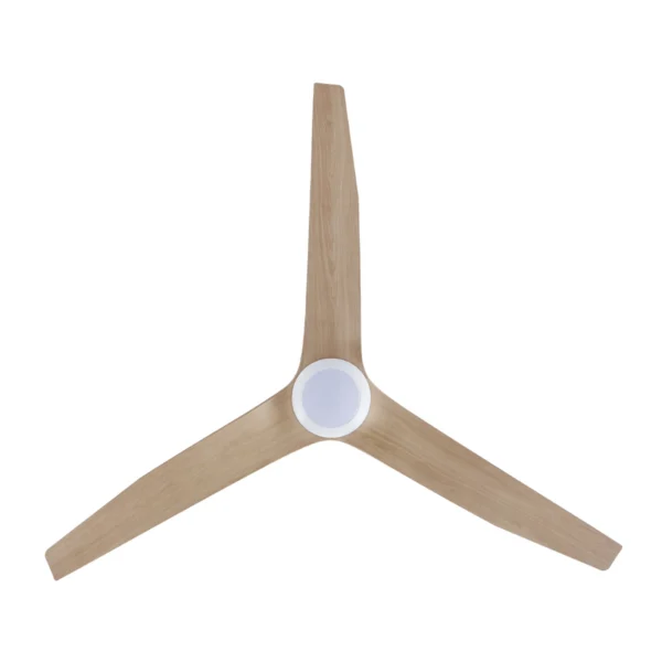 fanco-infinity-id-profile-dc-60-inch-ceiling-fan-white-with-beechwood-timber-style-blades-and-led-light-bottom-view