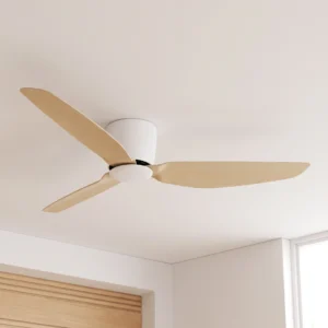 claro-whisper-low-profile-dc-ceiling-fan-44-white-with-beechwood-blades-closeup